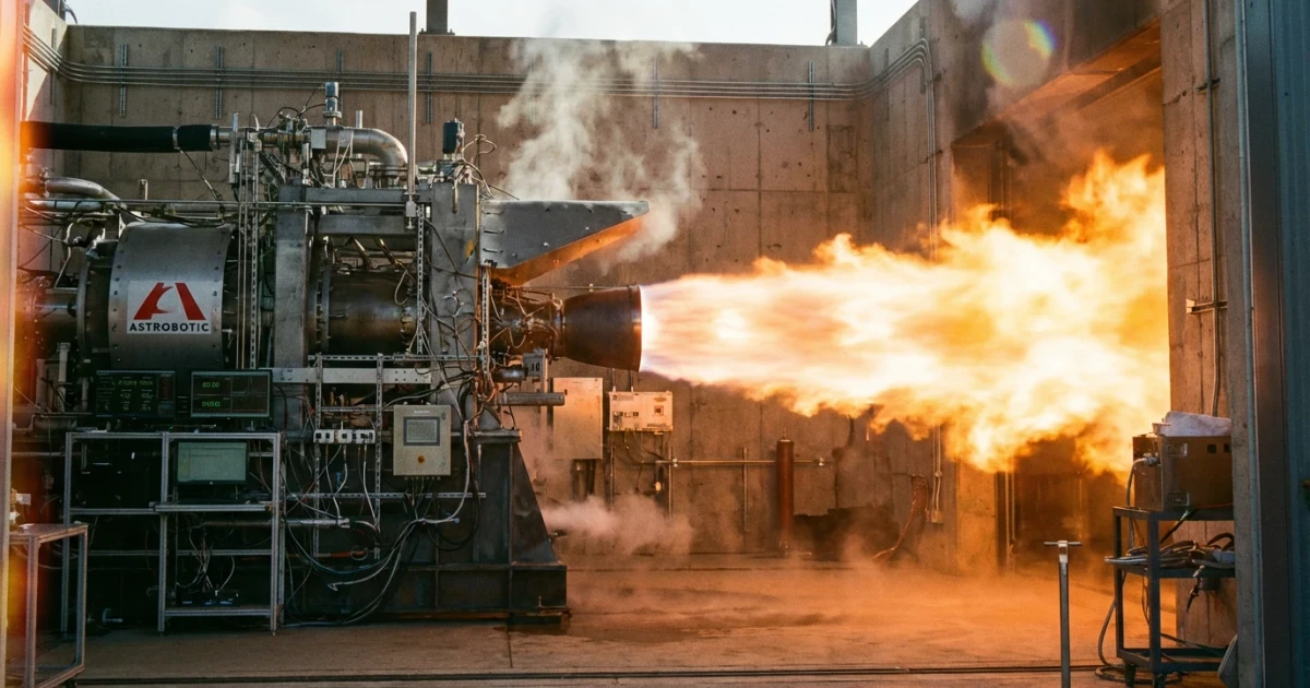 Astrobotic Tests Detonation Engine With 4,000 Pounds of Thrust