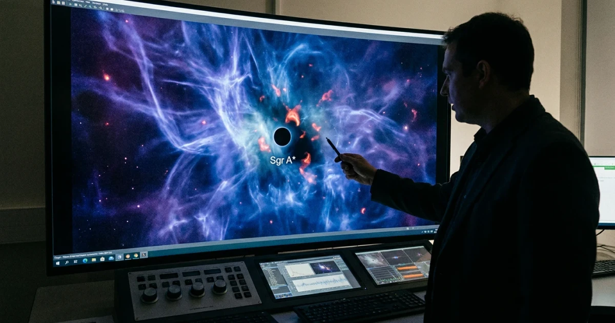 Astronomers Uncover Massive Filaments at Milky Way Center