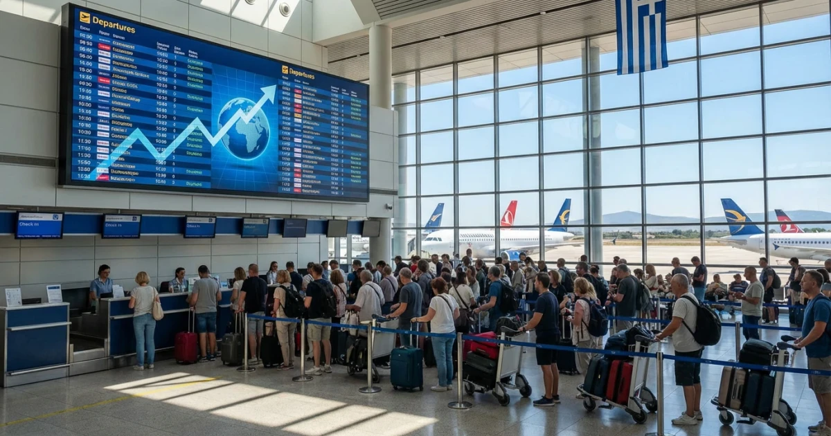 Athens Airport Sees Passenger Surge Amid Global Uncertainty