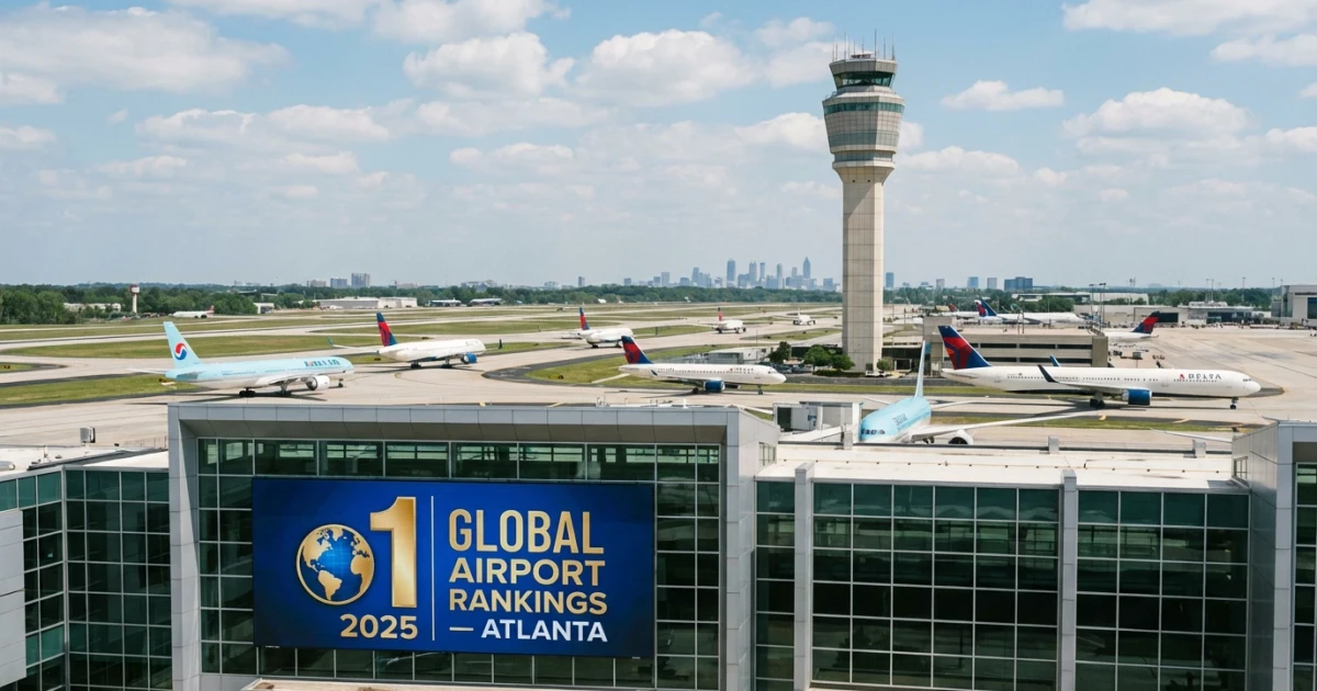 Atlanta Tops 2025 List of World’s Busiest Airports
