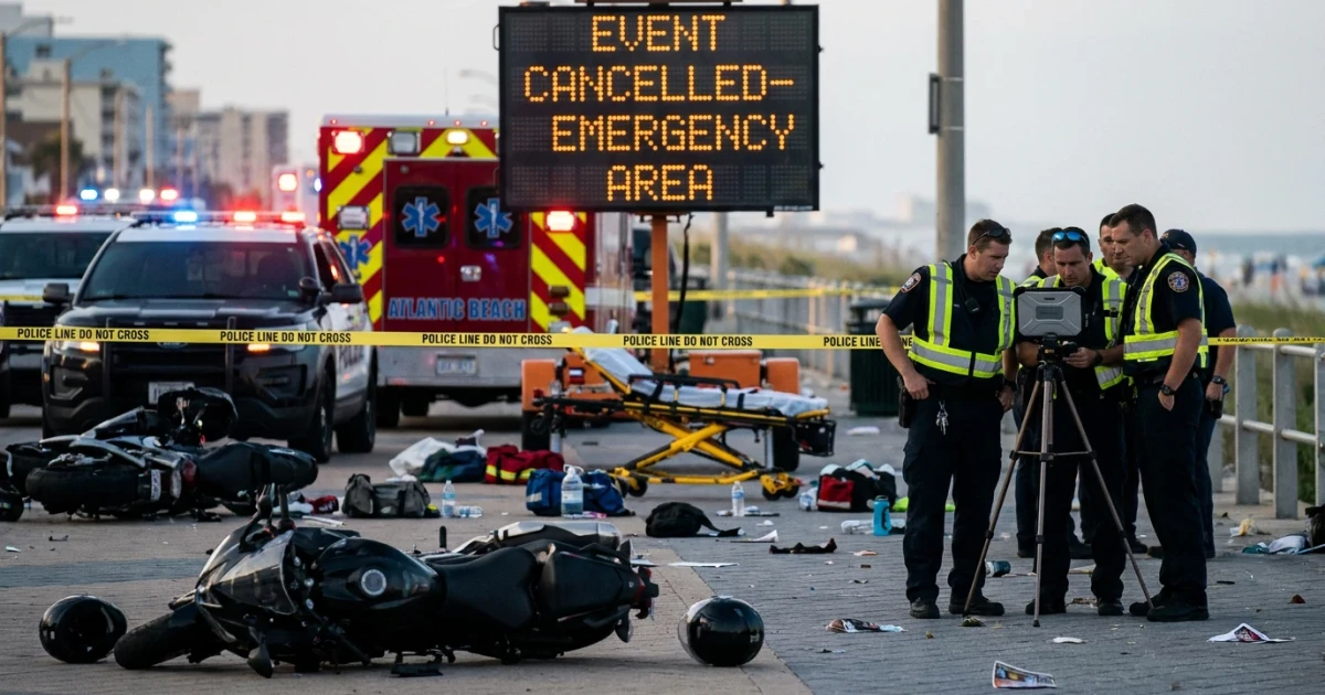 Atlantic Beach Responds After Bike Fest Stampede Injuries