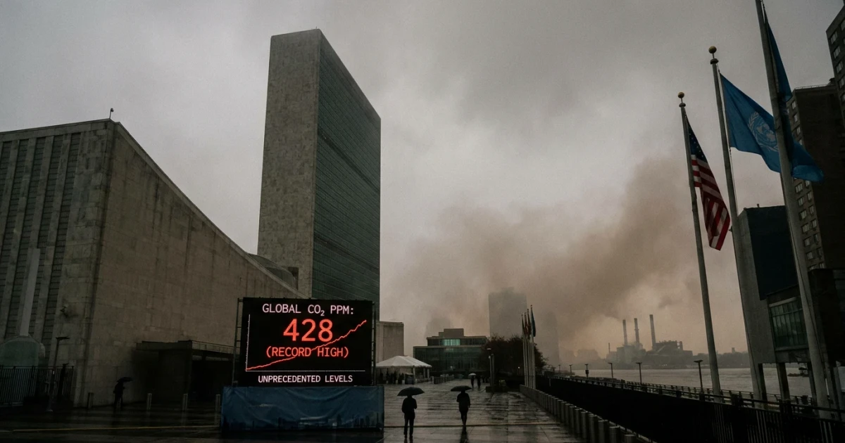 Atmospheric CO2 Hits Record High Amid Climate Concerns