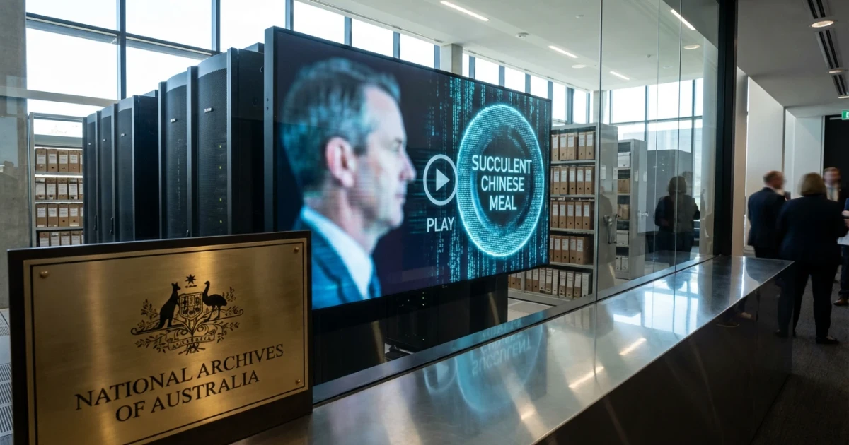 Australia Adds ‘Succulent Chinese Meal’ Viral Video to Archive