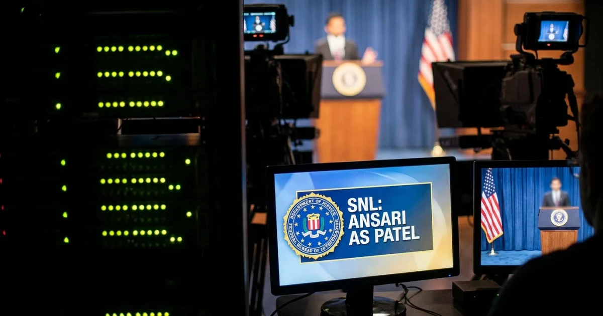 Aziz Ansari Joins SNL as FBI Director Kash Patel