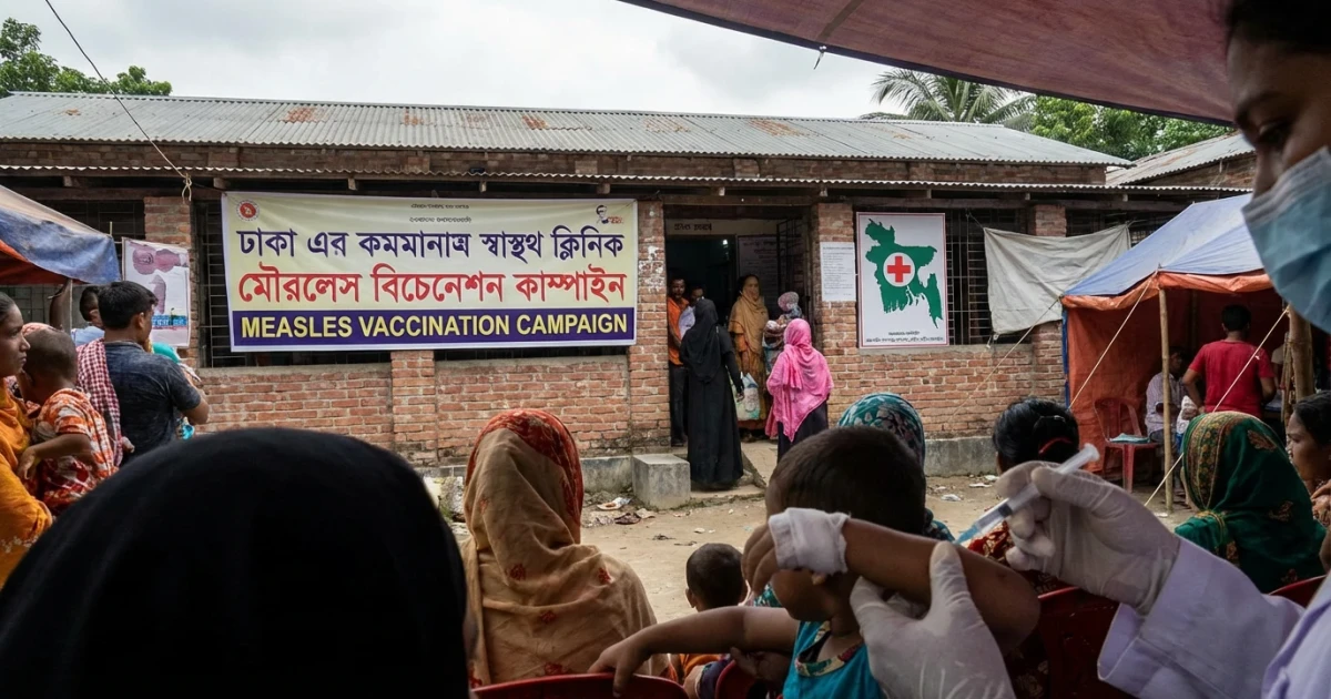 Bangladesh Launches Measles Vaccination as Outbreak Kills 100+ Children