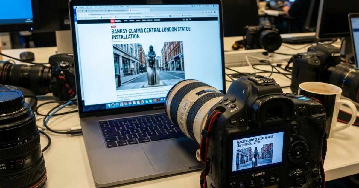 Banksy Confirms Central London Statue Installation