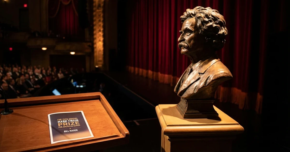Bill Maher Honored with 2024 Mark Twain Prize