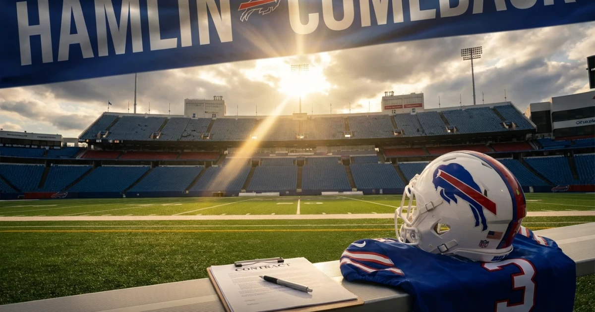 Bills Re-Sign Damar Hamlin for Sixth NFL Season