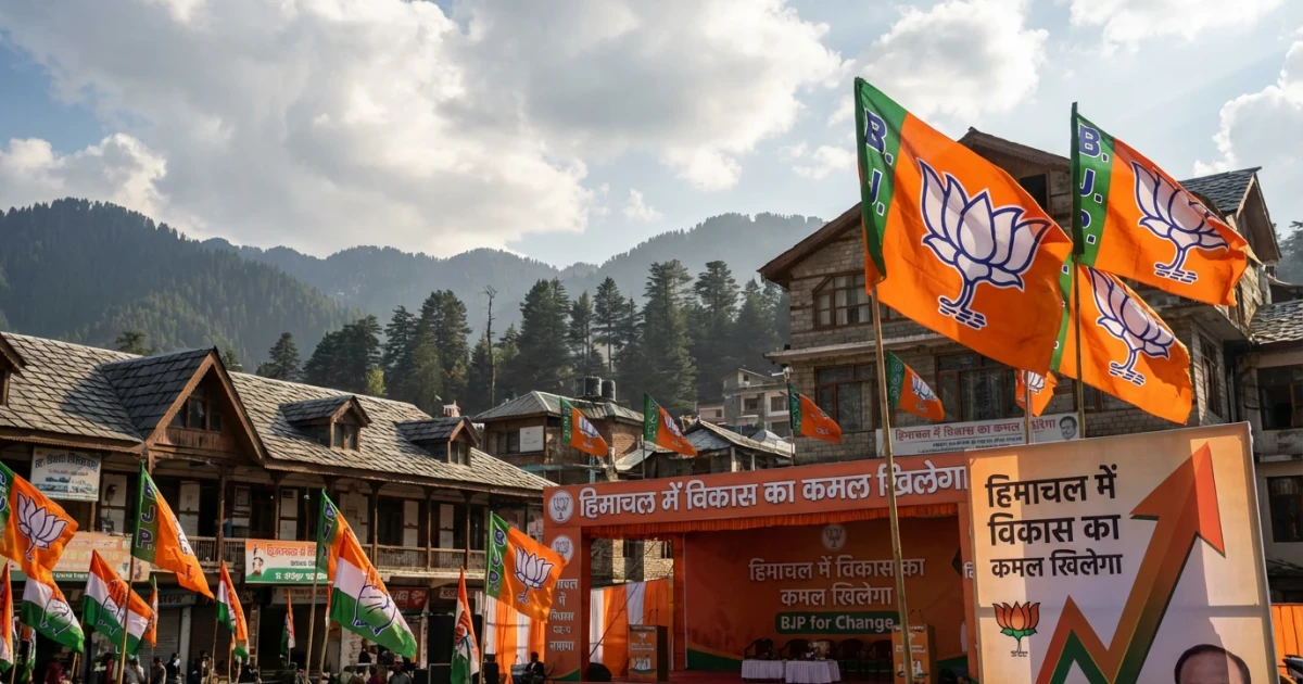 BJP Challenges Congress in Himachal Pradesh Election