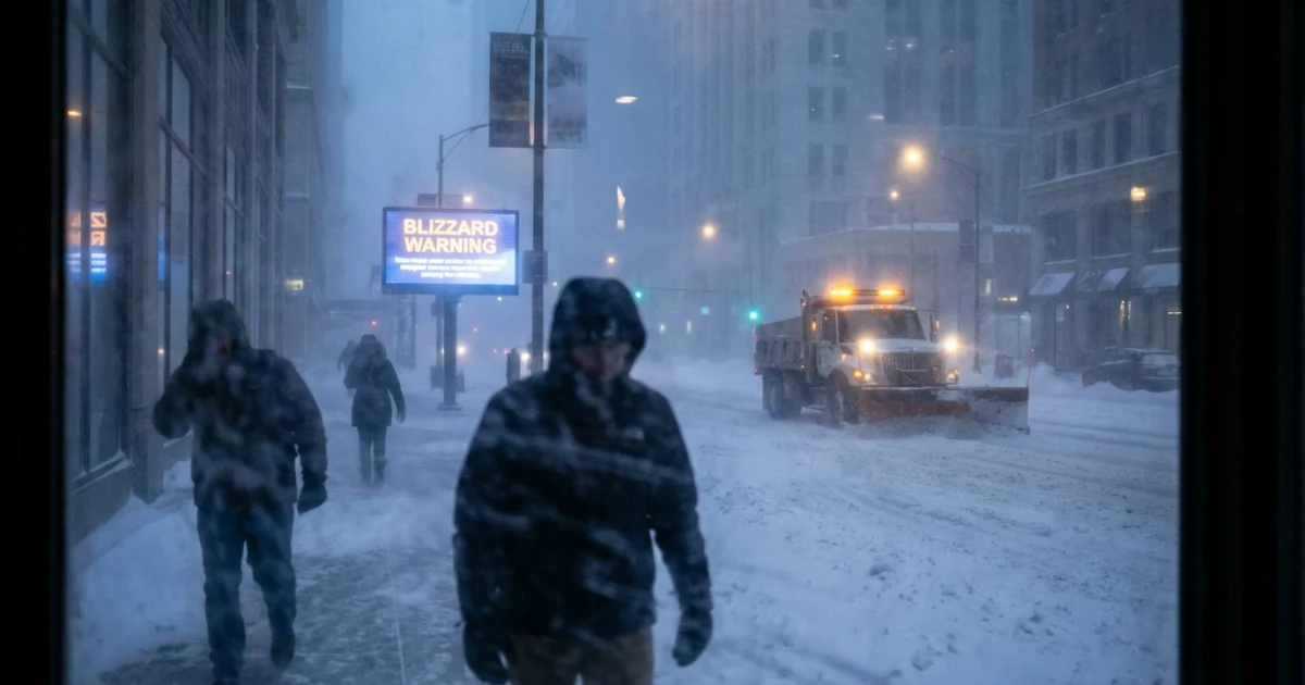 Chicago Blizzard Warning Brings Dangerous Travel, Heavy Snow