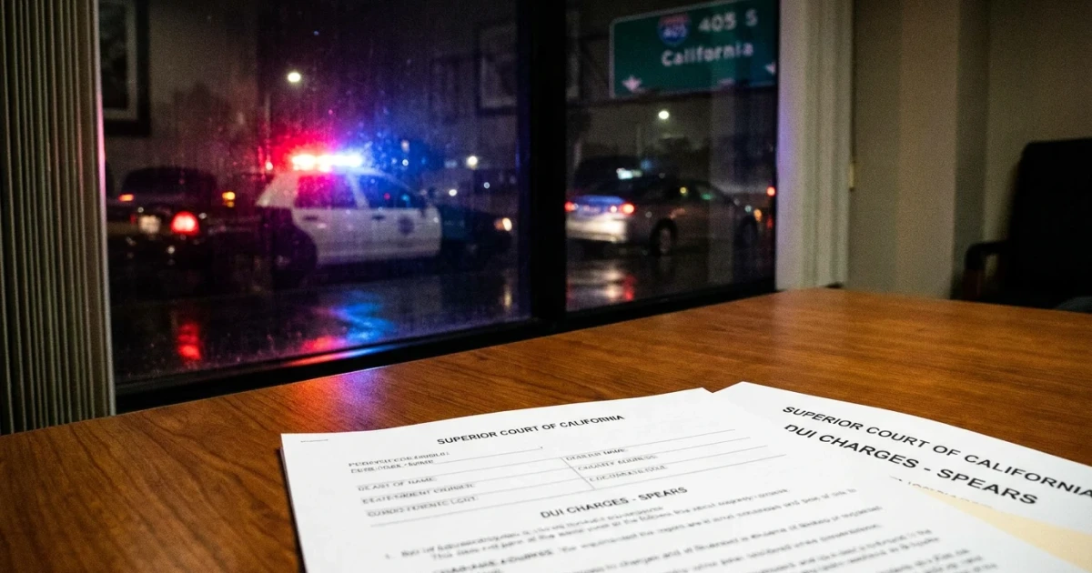 Britney Spears Charged With DUI in California