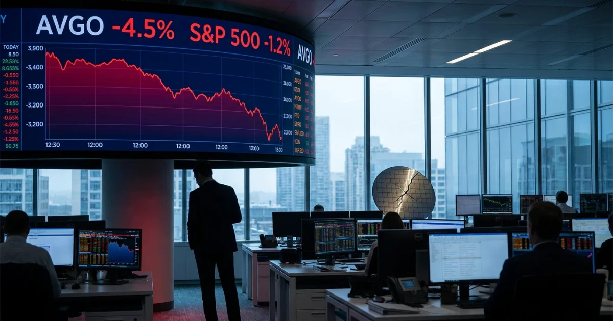 Broadcom Drop Sends S&P 500 Futures and Chip Stocks Lower