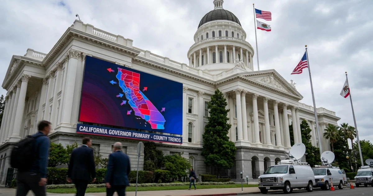 California Governor Primary 2026: County Vote Trends Revealed