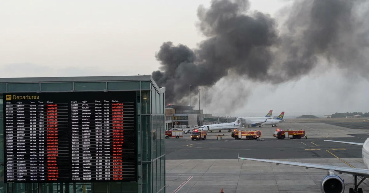 Cape Town Airport Fire Causes Flight Delays and Cancellations