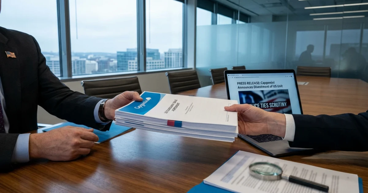 Capgemini to Sell US Subsidiary After ICE Contract Controversy