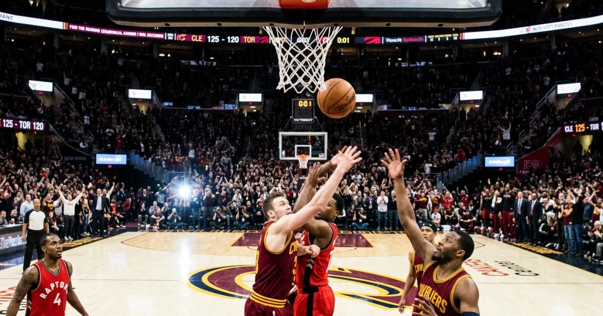 Cavaliers Defeat Raptors 125-120 in Offensive Showcase
