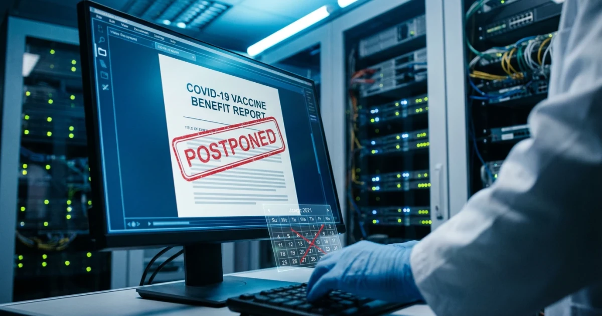 CDC Delays COVID Vaccine Benefit Report Release