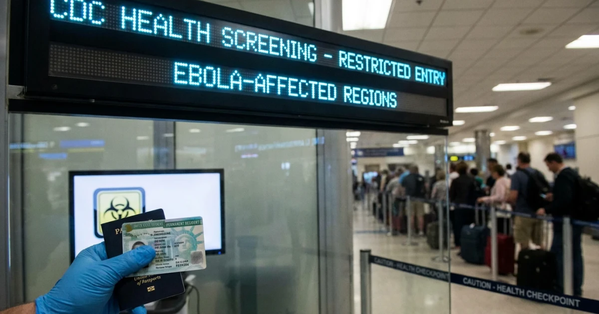 CDC Restricts Reentry for Green Card Holders From Ebola Nations