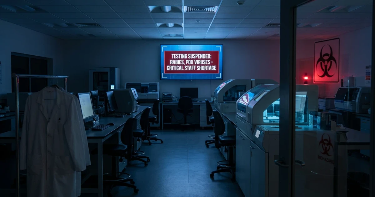 CDC Halts Rabies & Pox Virus Testing Amid Staff Shortage