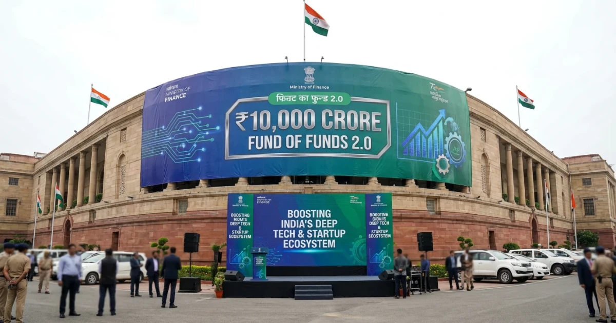 India Launches ₹10,000 Crore Fund of Funds 2.0 for Startups