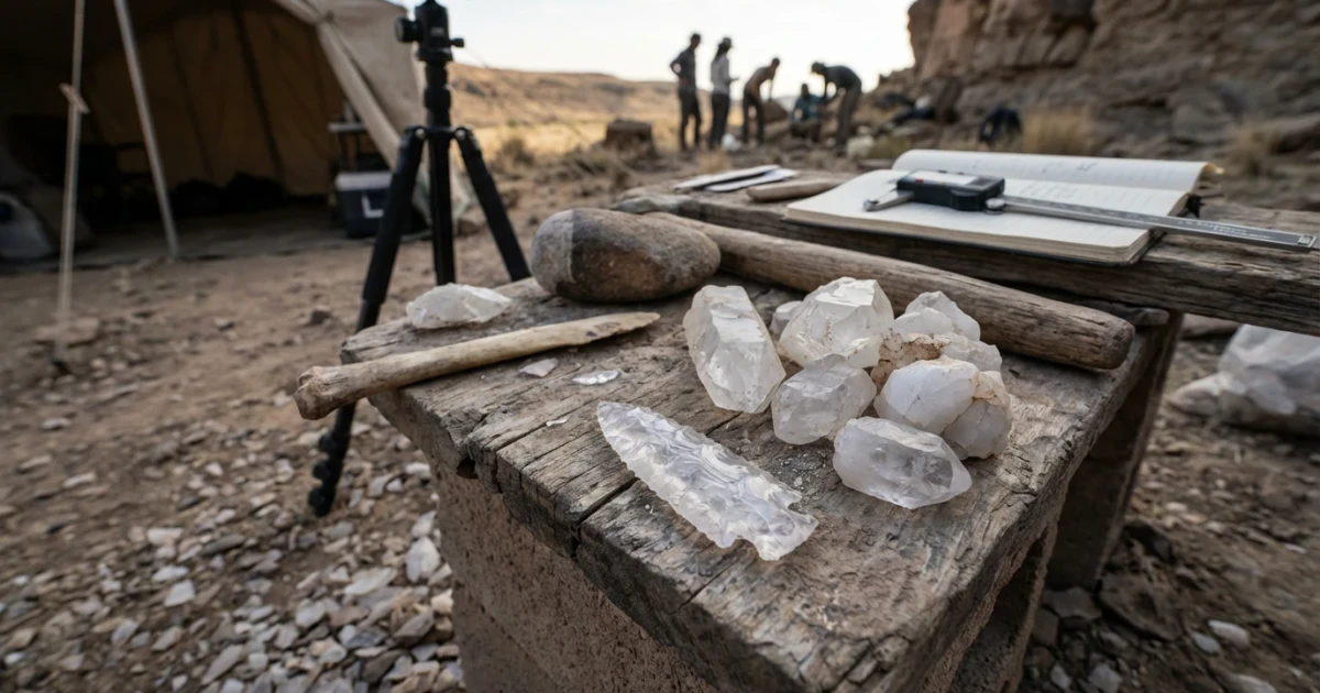 Why Clovis Toolmakers Chose Quartz Crystal for Their Tools