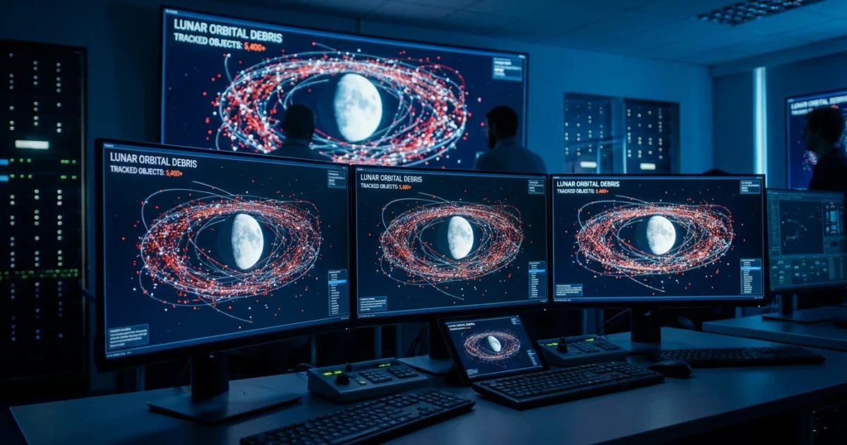 Rising Space Junk Around the Moon Sparks Concern