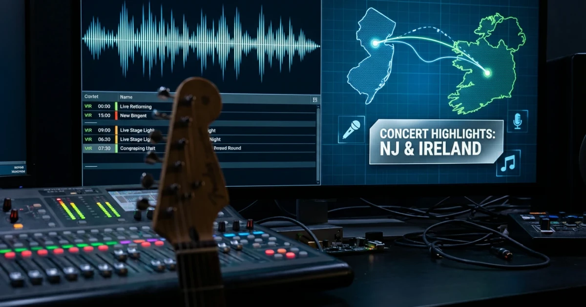 Concert Highlights in New Jersey and Ireland This Week