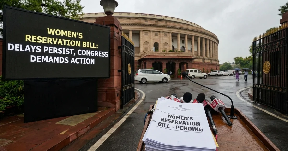 Congress Presses Modi Govt on Women's Reservation Bill Action