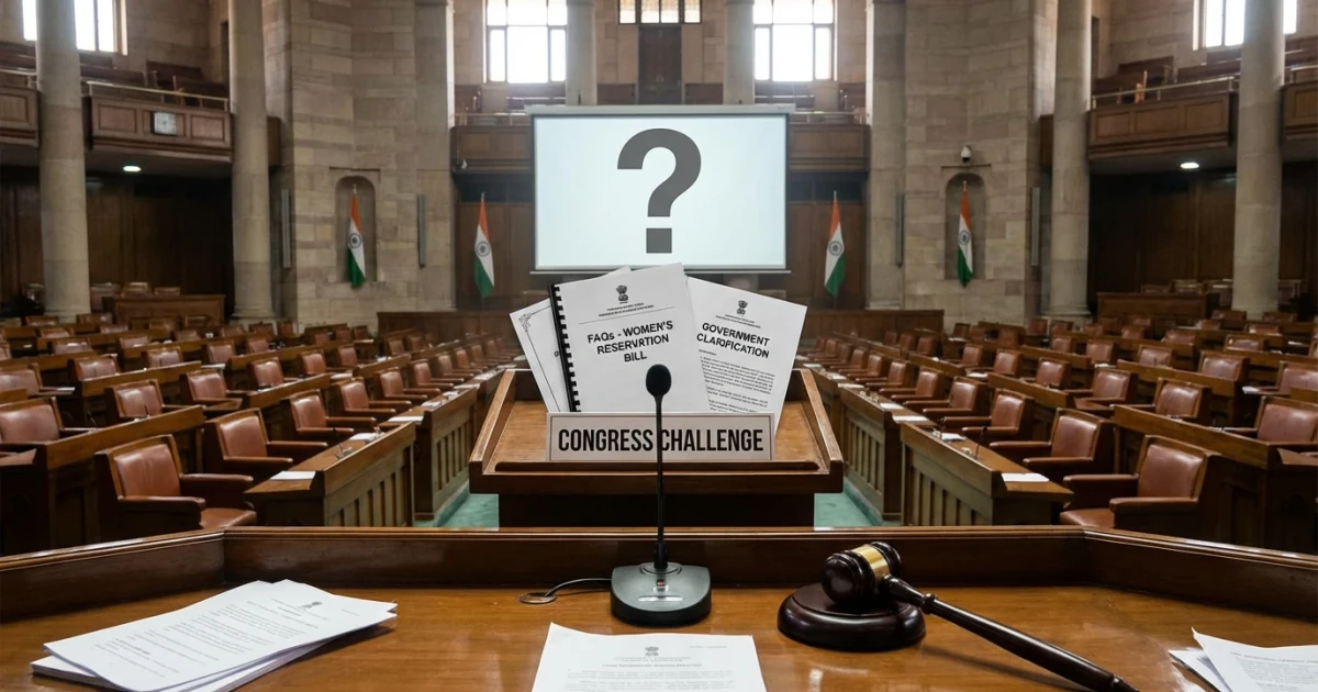 Congress Criticizes FAQs on Women's Reservation Bill