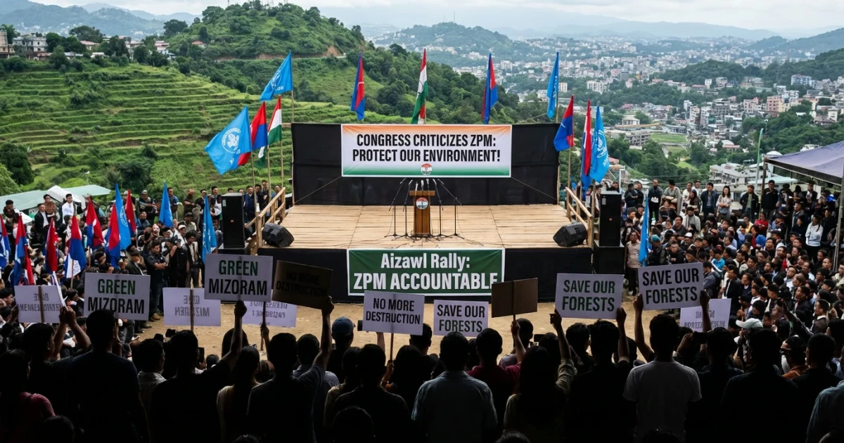 Congress Criticizes ZPM Government on Mizoram Environment