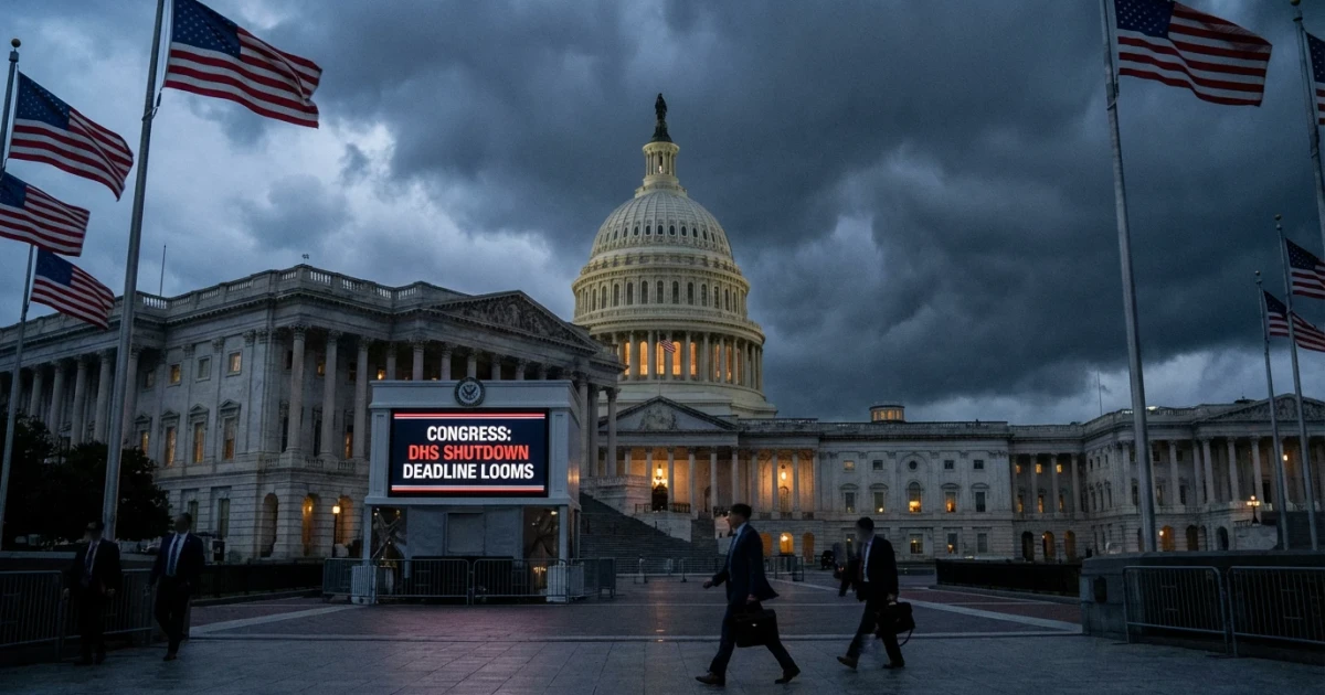 Congress Scrambles to Avert DHS Shutdown as Deadline Nears