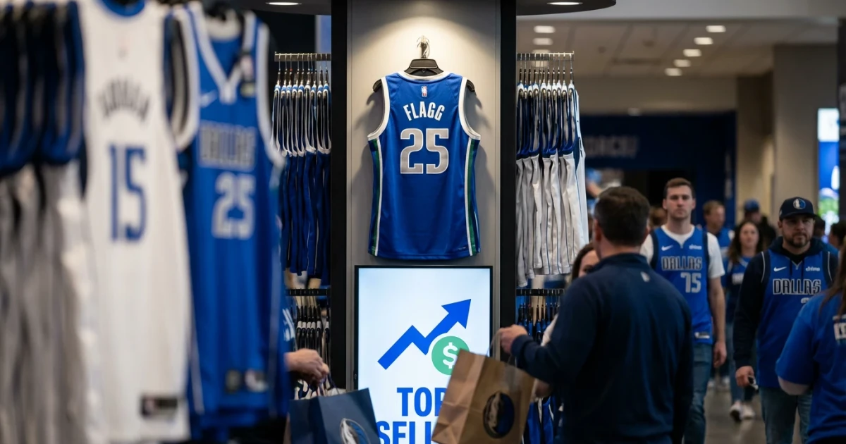 Cooper Flagg Joins NBA Top 10 in Jersey Sales