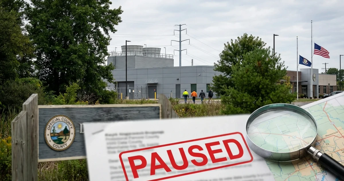 County Halts Data Center Projects for Impact Review