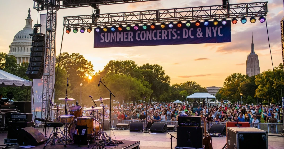 DC and NYC Summer Concerts: Festivals, Free Events, Highlights