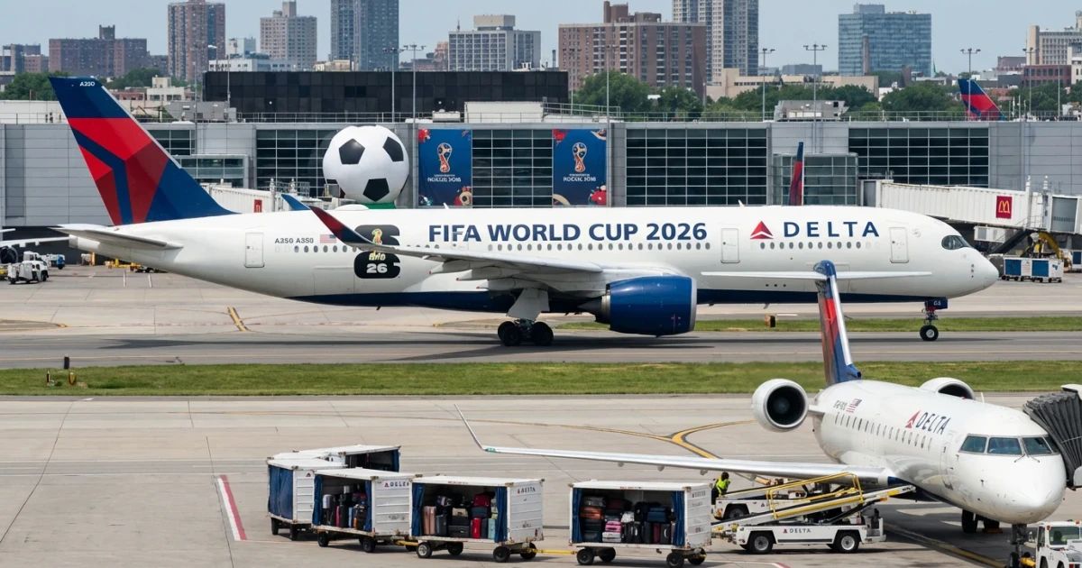 Delta Airlines Expands Flights for 2026 World Cup Tourists