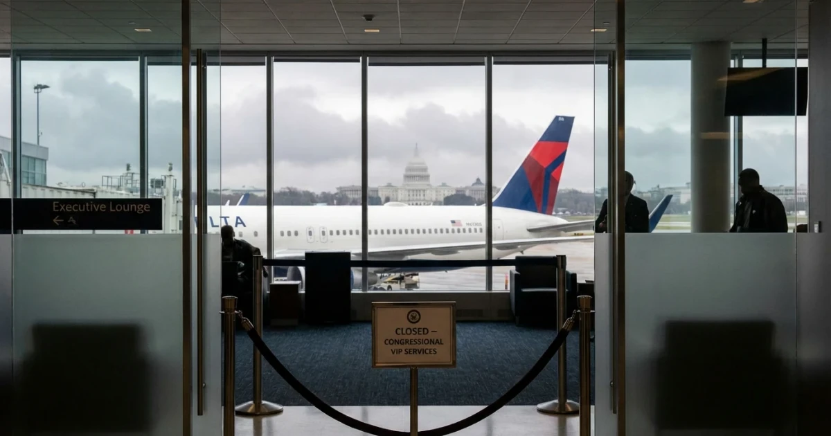 Delta Suspends VIP Travel Perks for Congress Amid Shutdown