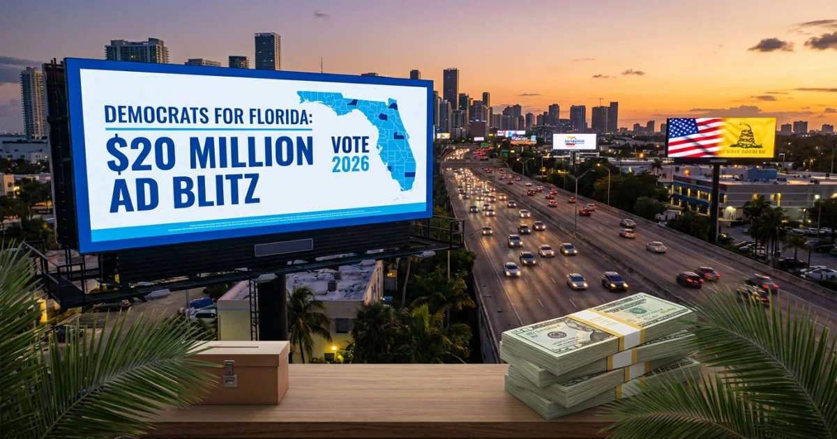 Democratic Super PAC Launches $20M Ad Campaign in Florida
