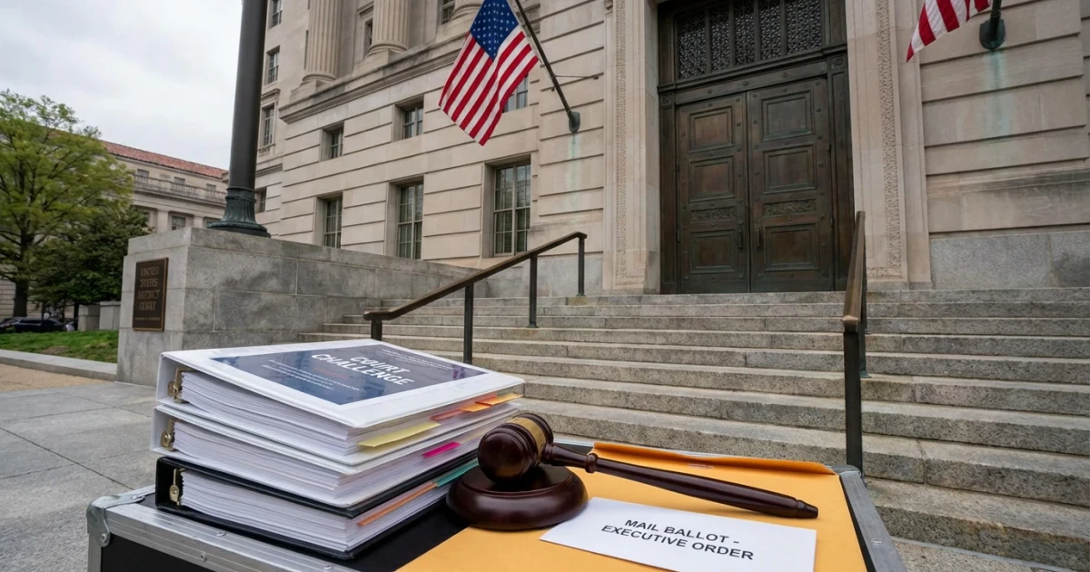 Democrats Sue to Block Trump's Mail Ballot Order