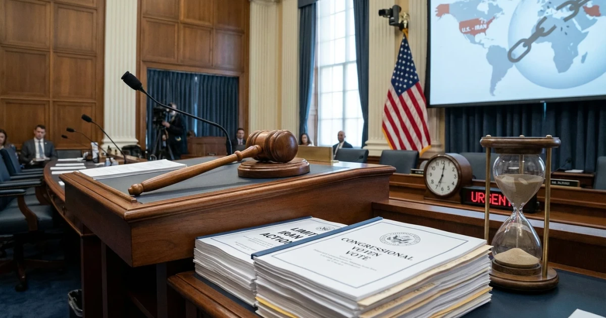 Democrats Push for Swift Vote to Limit Trump on Iran