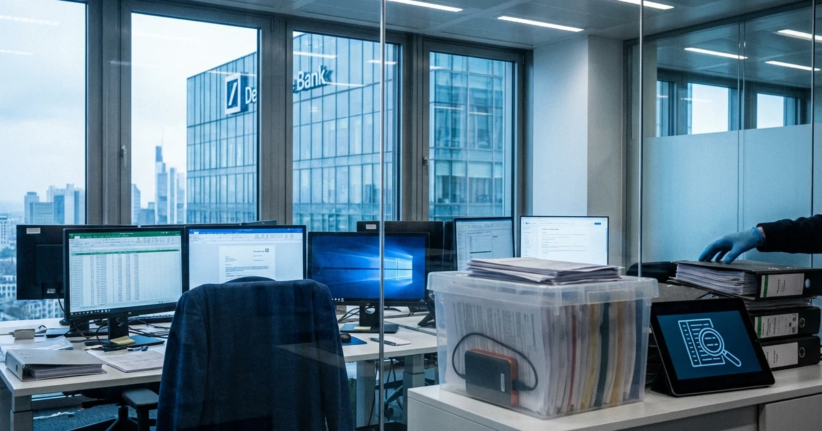 Deutsche Bank Offices Raided in Frankfurt Money Laundering Probe