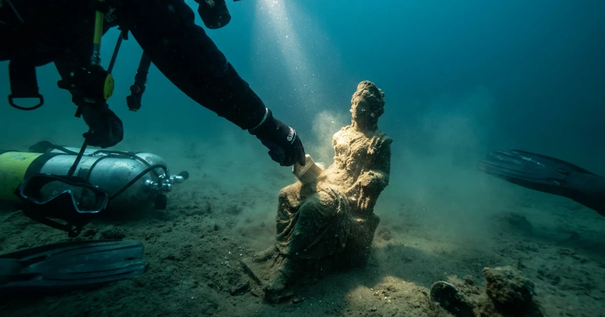Divers Find Intact Roman Treasure in Swiss Lake