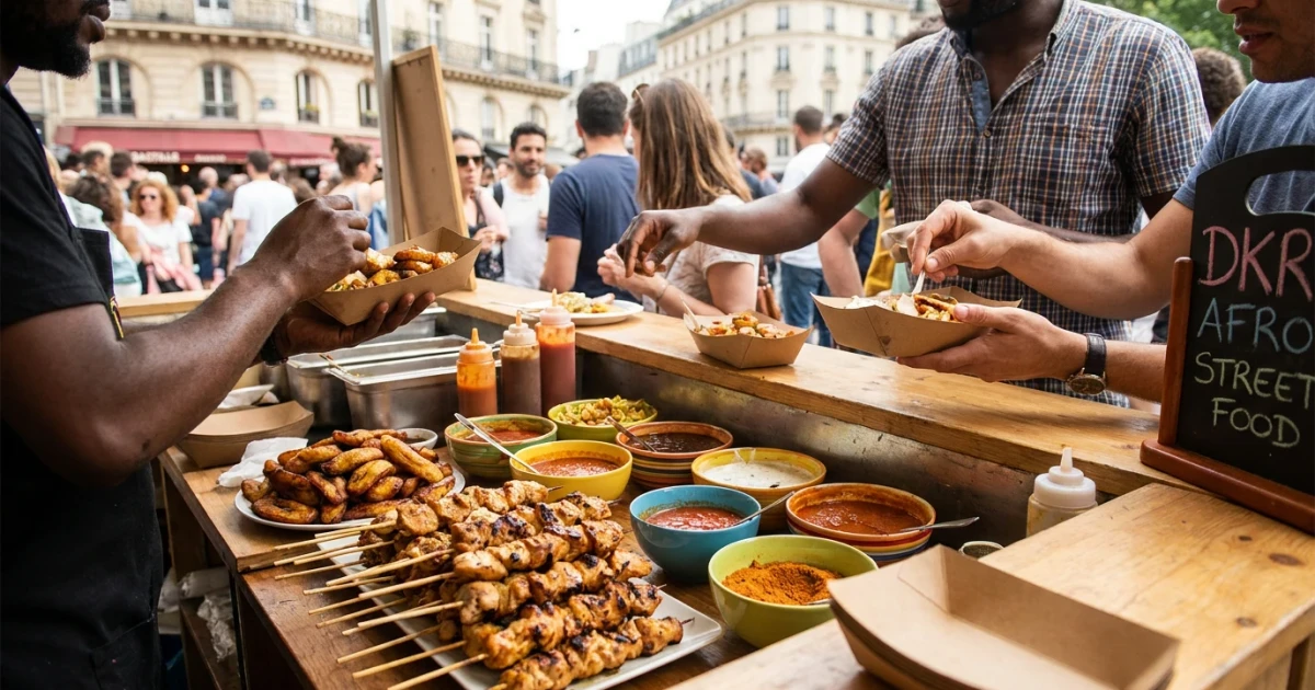 DKR Brings Afro Street Food to Bastille, Paris