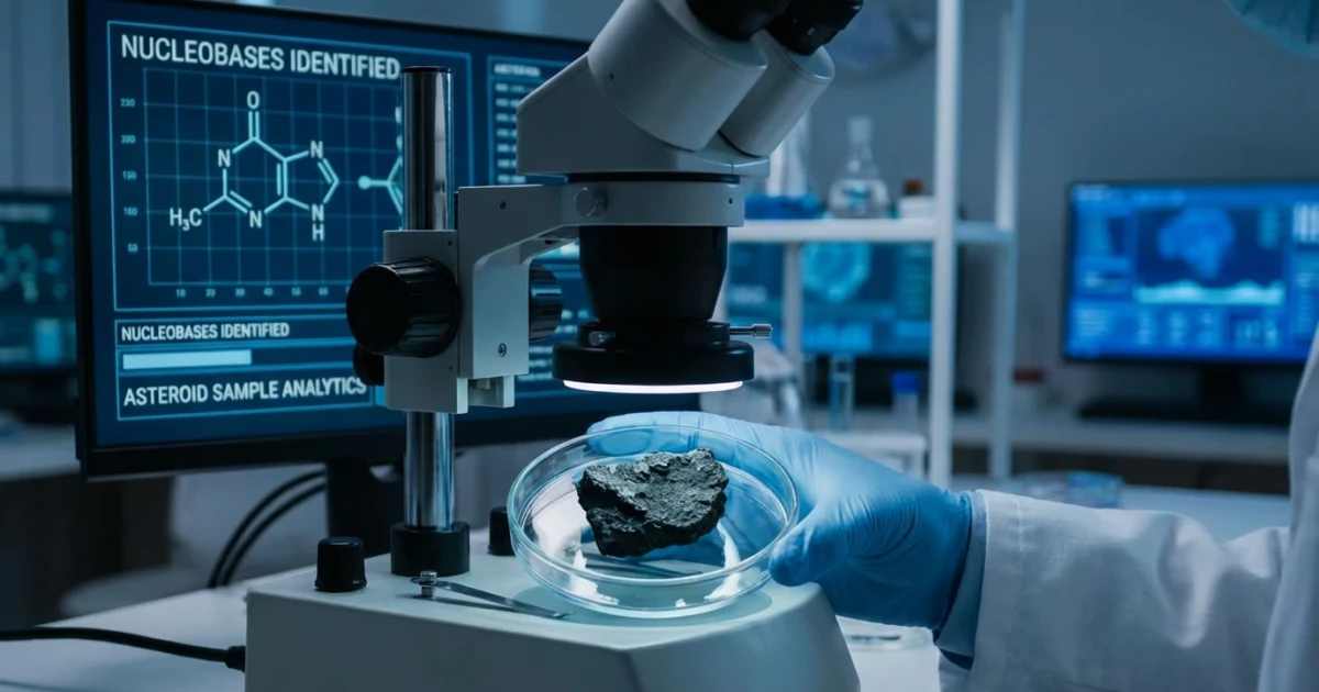 DNA Nucleobases Found in Asteroids Deepen Life Origins Debate