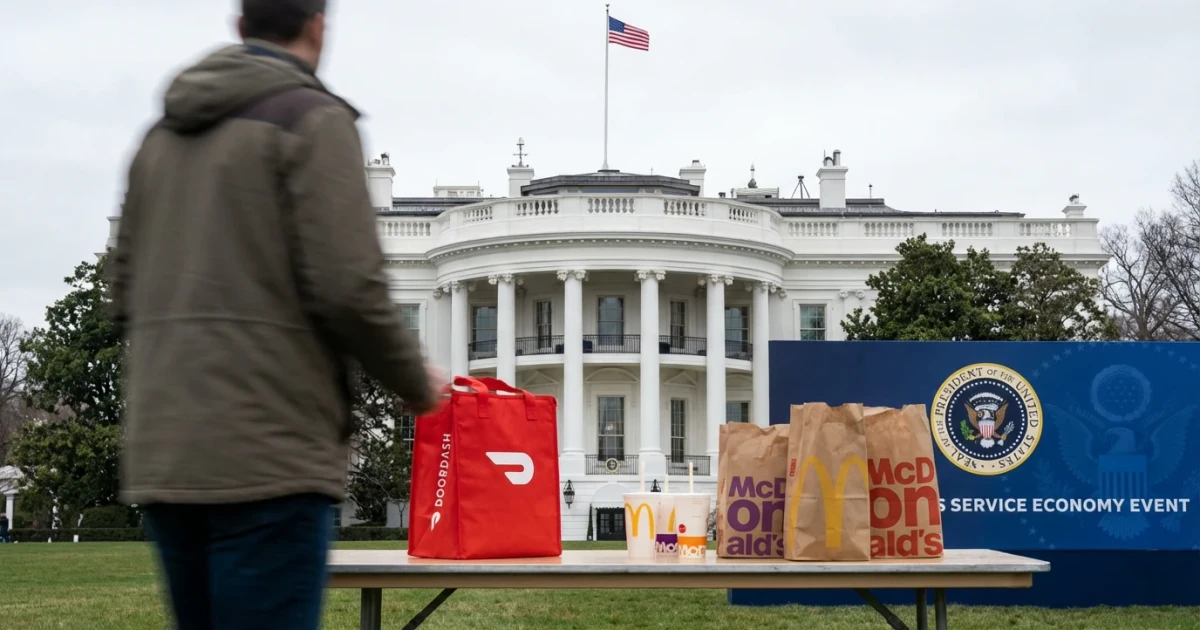 DoorDash Driver Joins Trump at White House for Tips Act Event