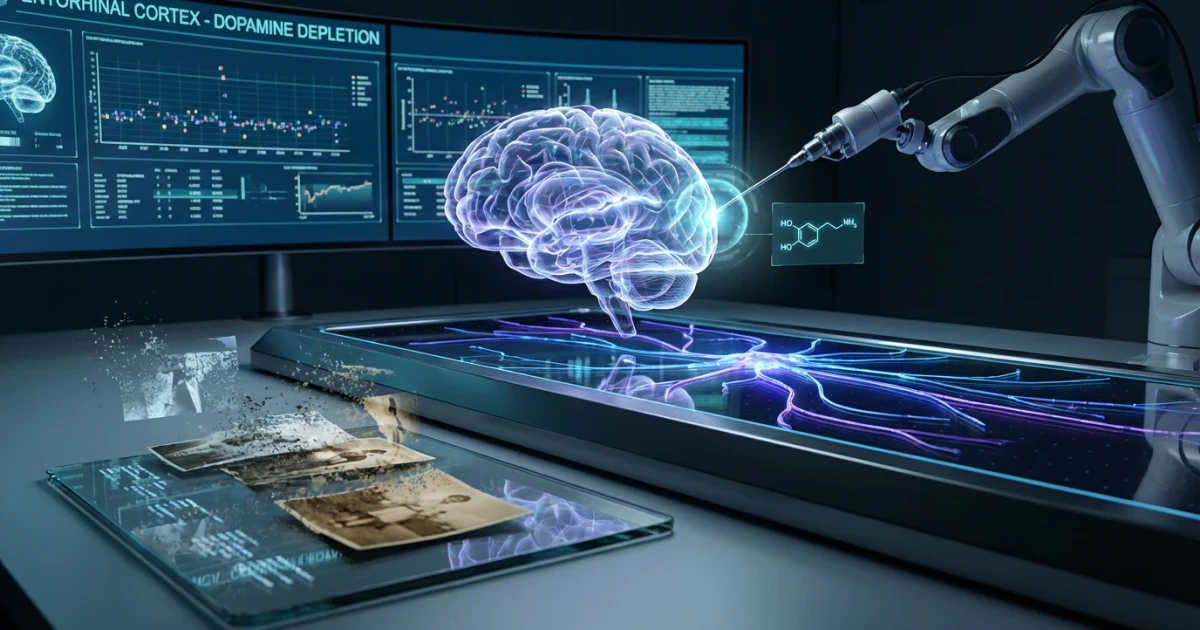 Dopamine Depletion Linked to Early Alzheimer’s Memory Loss