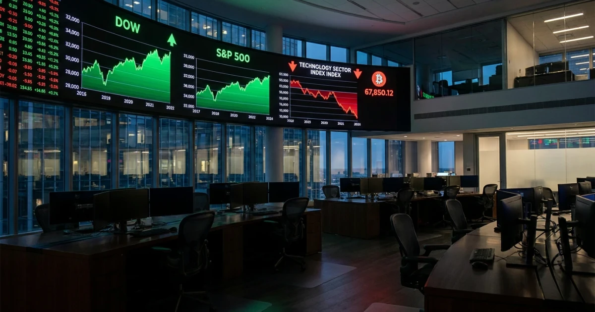 Dow, S&P 500 Extend Win Streaks as Tech Shares Diverge