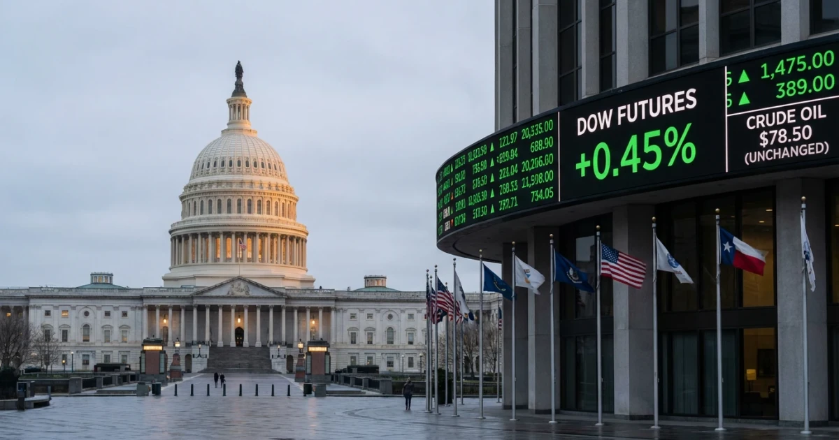 Dow Futures Rise as Oil Prices Pause on Iran News