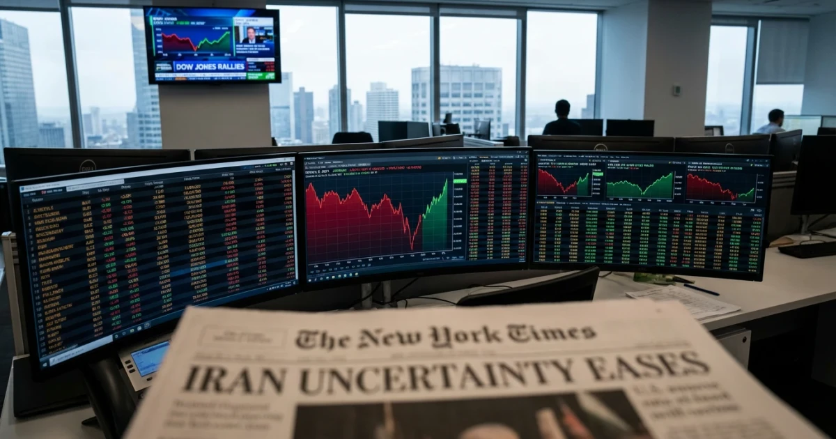 Dow Jones Rallies as Trump Considers Iran War De-Escalation