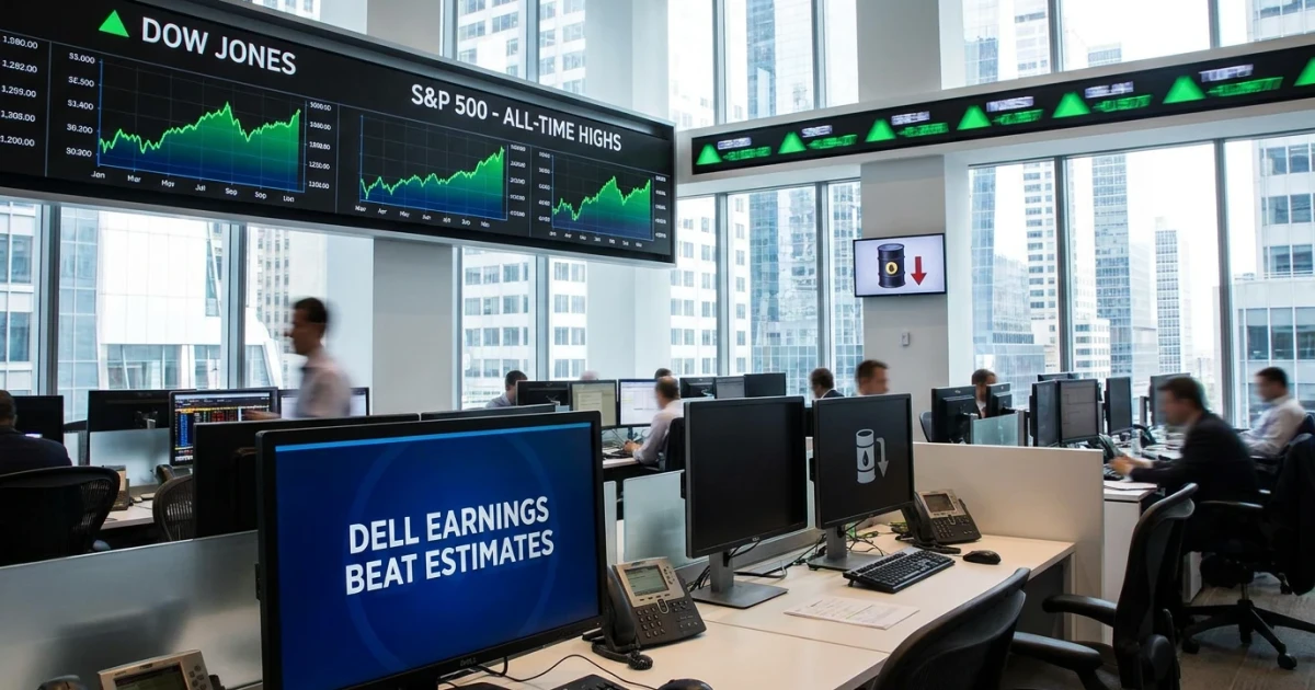 Dow Jones, S&P 500 Hit Highs as Dell Earnings, Iran Deal Lift Markets