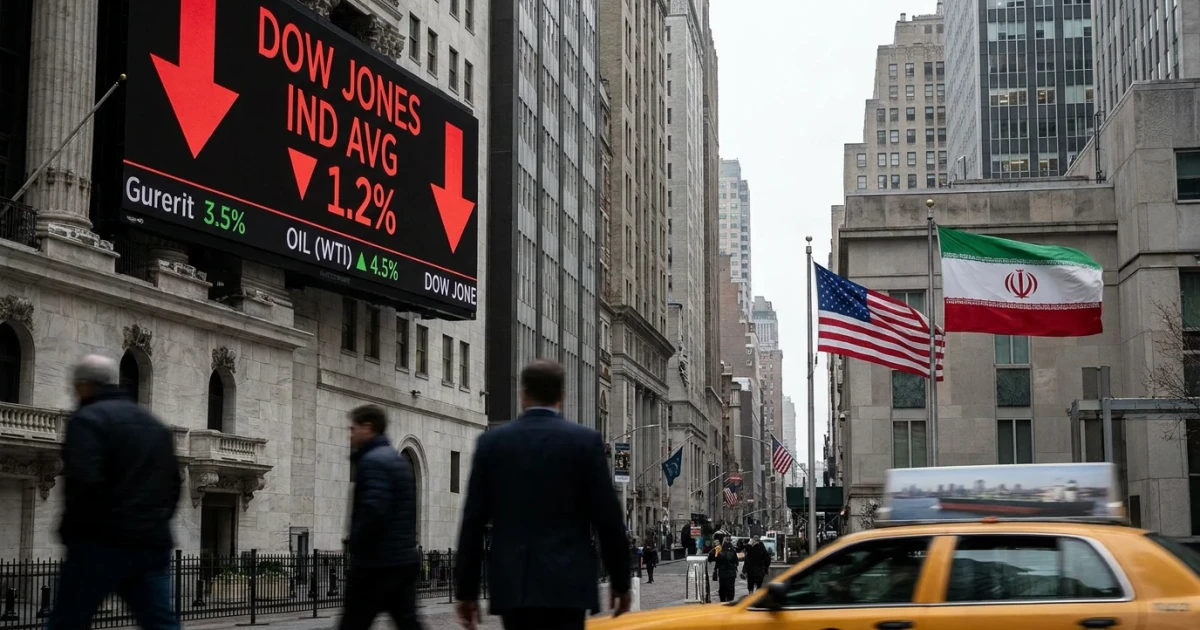 Dow Drops as Oil Prices Surge Amid U.S.-Iran Tensions